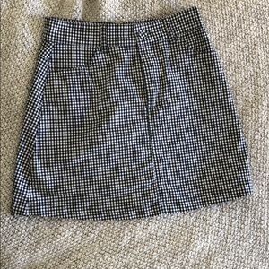Brandy Melville Gingham mini skirt